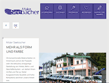 Tablet Screenshot of maler-seebacher.com
